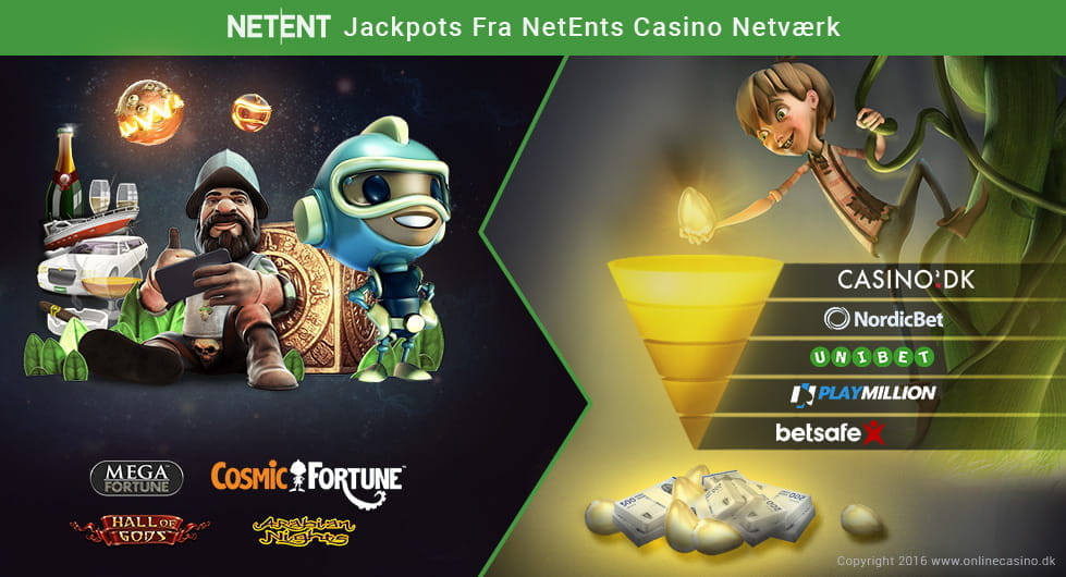 Eksempler p? popul?re NetEnt jackpot casino slots