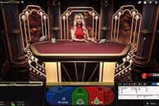 The Lightning Baccarat game by Evolution.